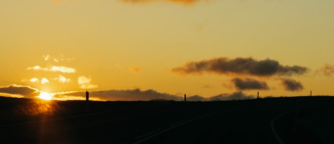 Sunset di Iceland